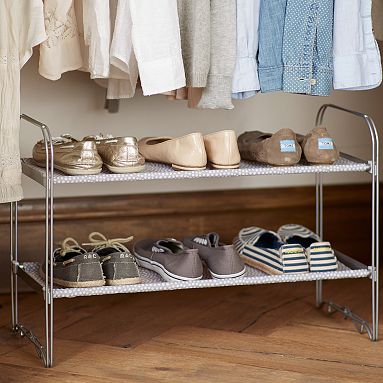 2-Tier Wire hotsell Shelf Closet Organizer