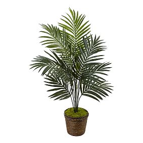 Faux Potted Palm Tree