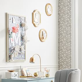 Framed Mini Pinboards, Set of 3