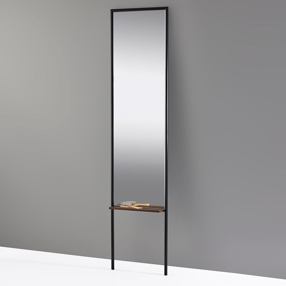 Leaning Floor Mirror with Shelf (15&quot;x65&quot;)