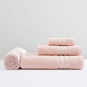 Everyday Essential Towel &amp; Bath Mat Bundle - Blush