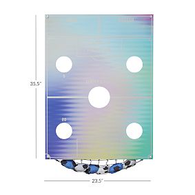 Ombre Soccer Beanbag Toss Game