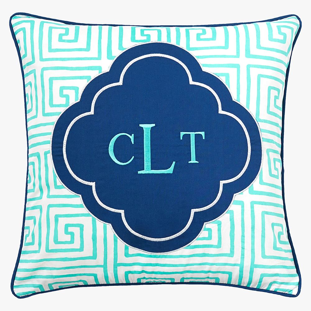 Mix N Match Monogram Pillow Cover