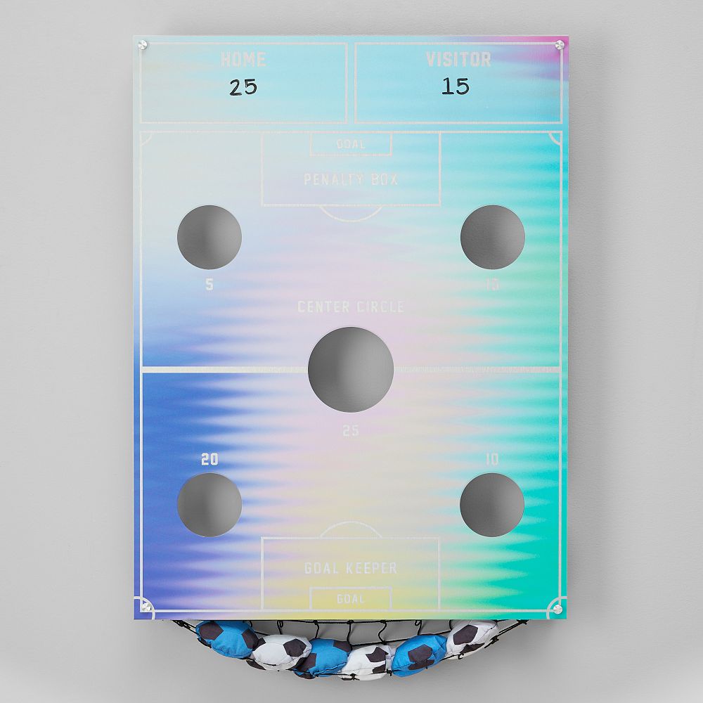 Ombre Soccer Beanbag Toss Game