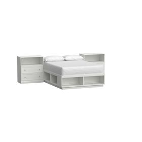 Stack Me Up Platform Storage Bed & 2 Drawer Bookcase Set | Pottery Barn ...
