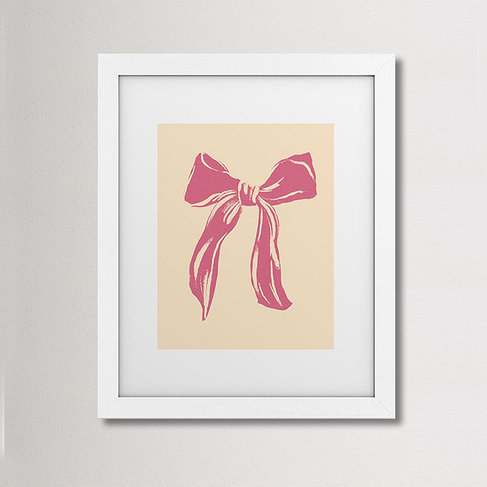 Big Pink Bow Art