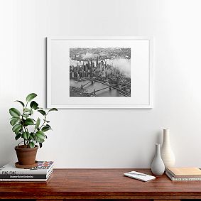 Manhattan Through the Clouds Art