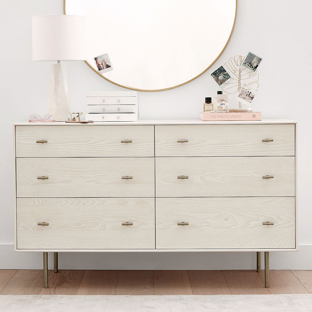 west elm x pbt Modernist 6-Drawer Wide Dresser (56w x 19d&quot;)