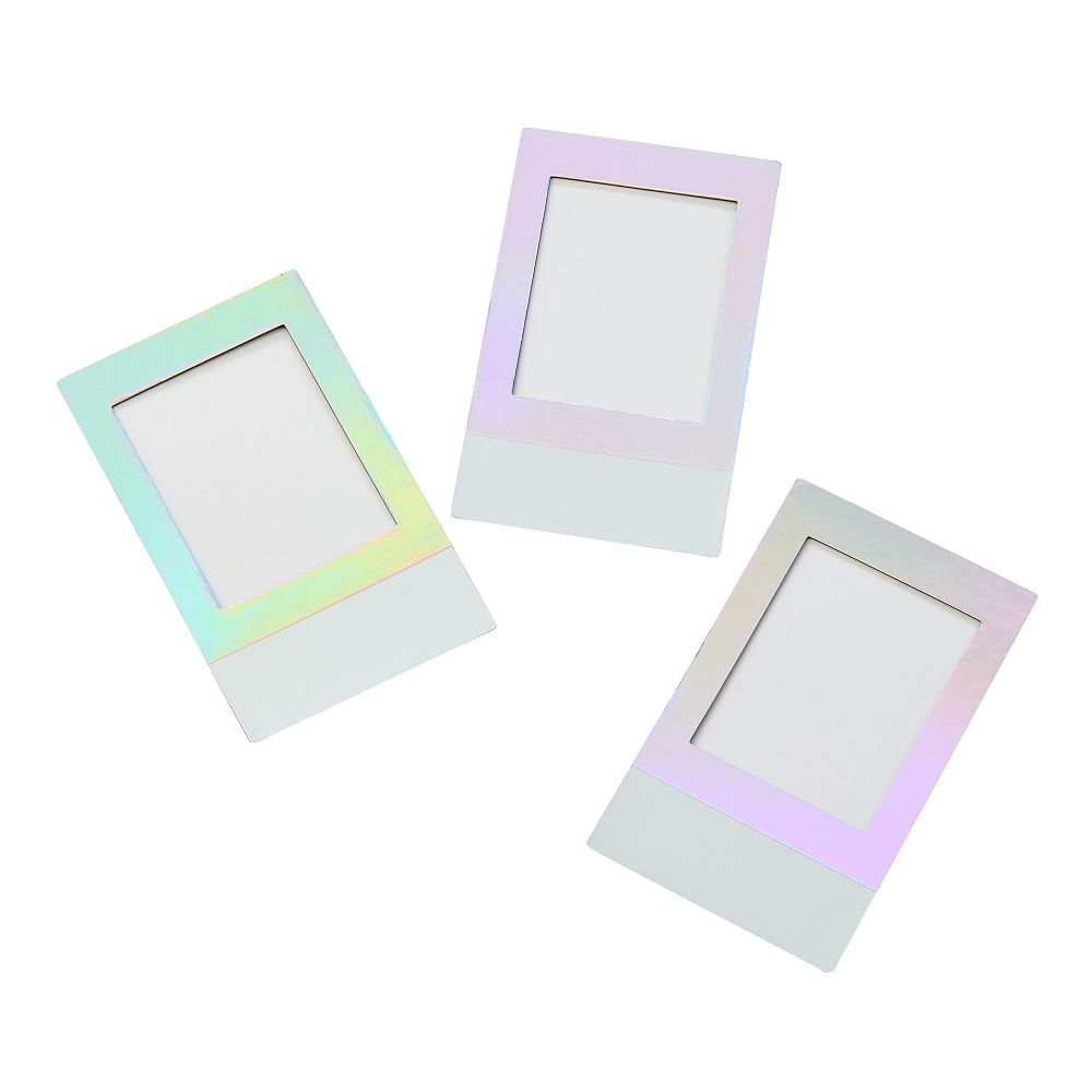 Iridescent Locker Decal Picture Frame, Set of 3