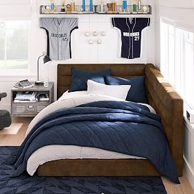 Henley Jersey Waffle Duvet Cover