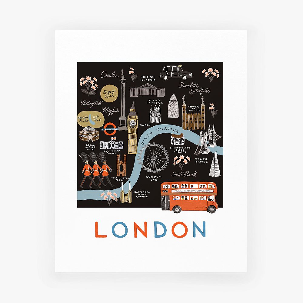 Rifle Paper Co. London Map Print