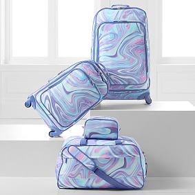 Jet-Set Pink/Purple Marble Duffle