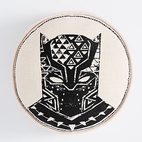 Marvel's <em>Black Panther</em> Glow-in-the-Dark Round Pillow
