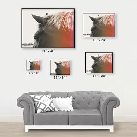 Minted&#174; Pink Pony Framed Art by Alicia Bock