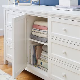 Beadboard Basic Bed &amp; 6-Drawer Dresser Set