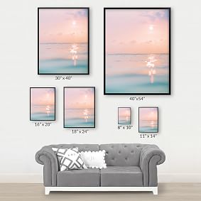 Minted&#174; Sorbet Sea Framed Art by Kamala Nahas