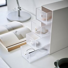 Countertop Storage Tower with Drawers