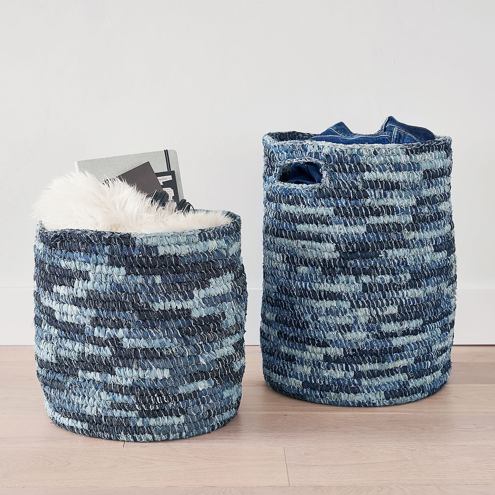 Wrangler&#174; Recycled Denim Storage Bins