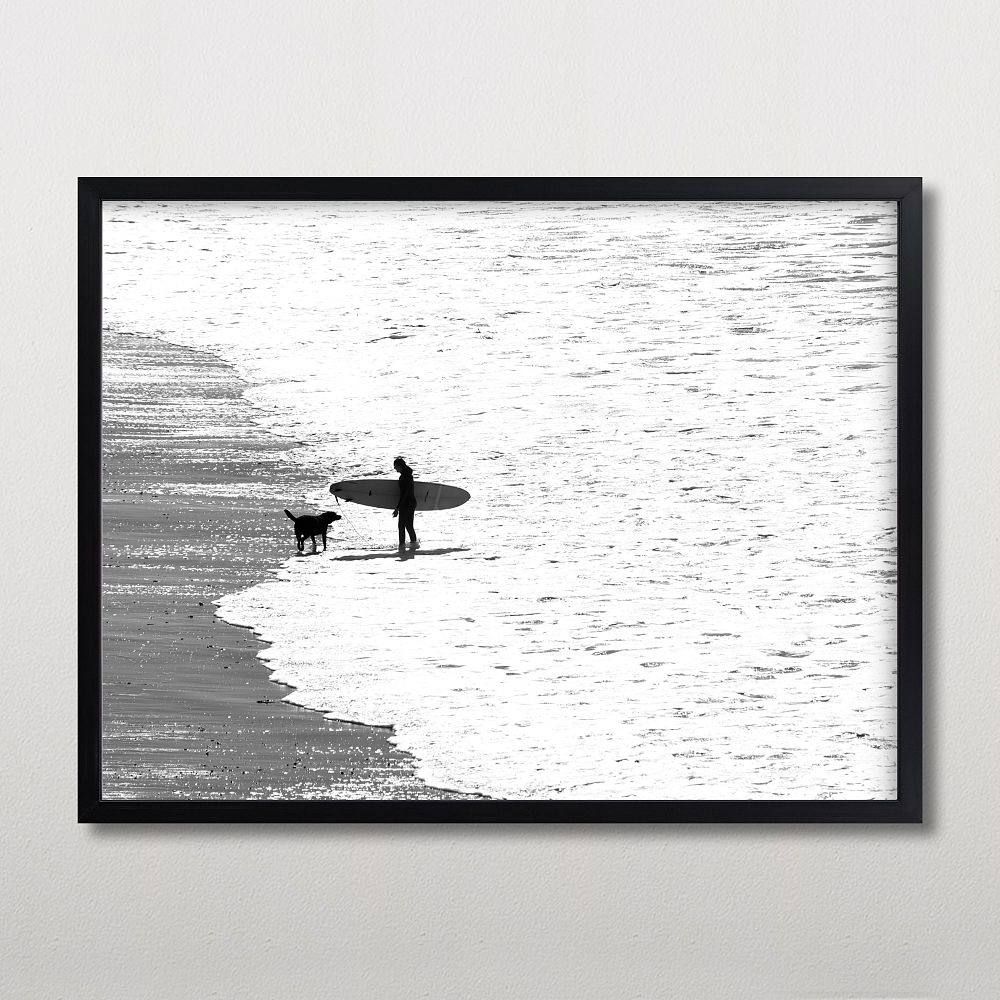 Minted&#174; Beach Dog Framed Art by Leslie Le Coq
