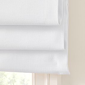 Custom Cordless Woven Roman Blackout Shade