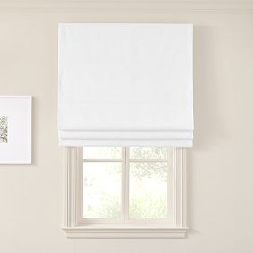 Custom Cordless Woven Roman Blackout Shade