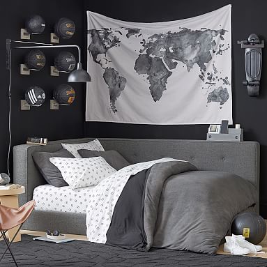 Black corner bed discount