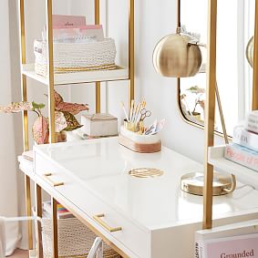Marble Desk Accessories, Nesting Storage Set