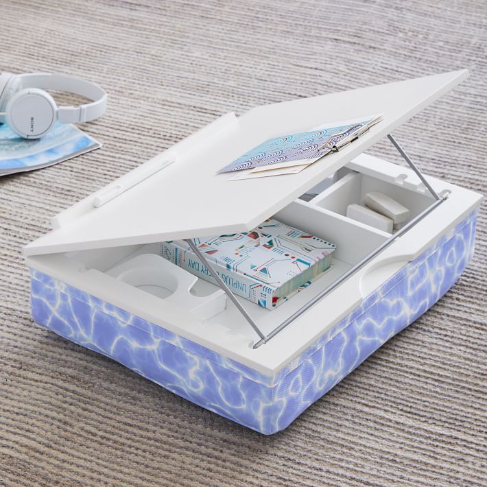 Lap table with storage discount
