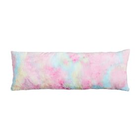Tie-Dye Faux-Fur Body Pillow