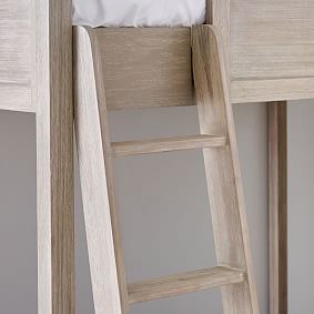 Hampton Loft Bed with Media &amp; Bookcase Set