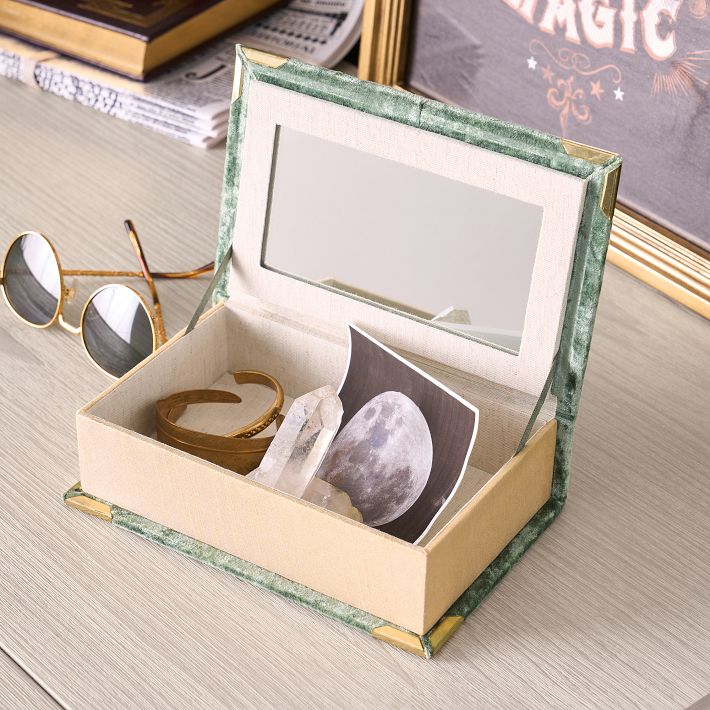 Harry Potter™ Potions Book Velvet Jewelry Box | Pottery Barn Harry Potter™ Potions Book Velvet Jewelry Box | Pottery Barn