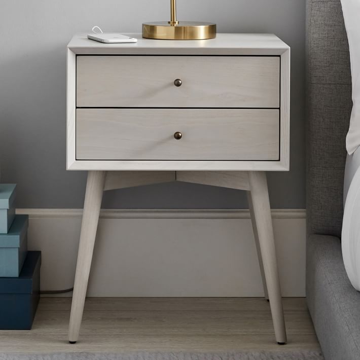 West elm mid century modern nightstand discount