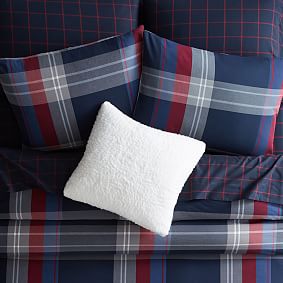 Walker Plaid Duvet Cover