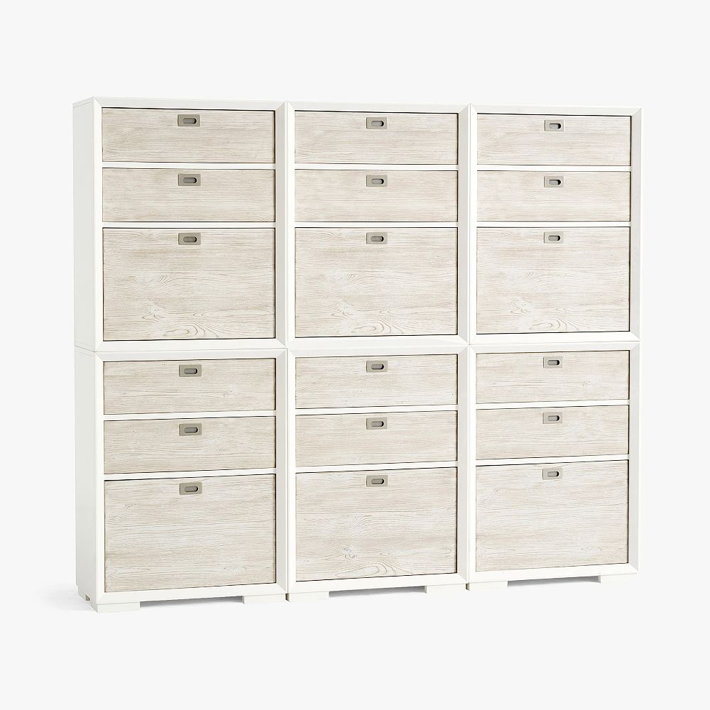 Callum Triple 3-Drawer Tall Storage Cabinets (75&quot;)