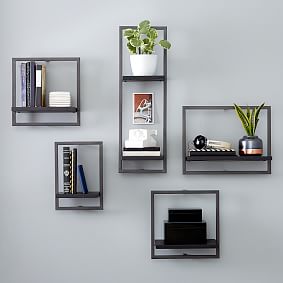 Open Box:  Metal Framed Shelves, Set of 5