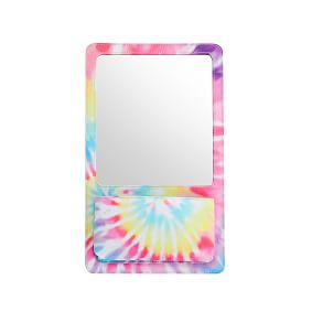 Rainbow Tie Dye Locker Organizer with Mirror