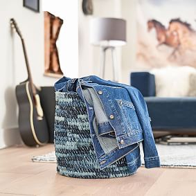 Wrangler&#174; Recycled Denim Storage Bins