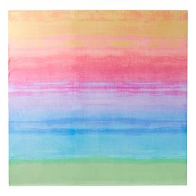 Rainbow Ombre Double Wide Beach Towel