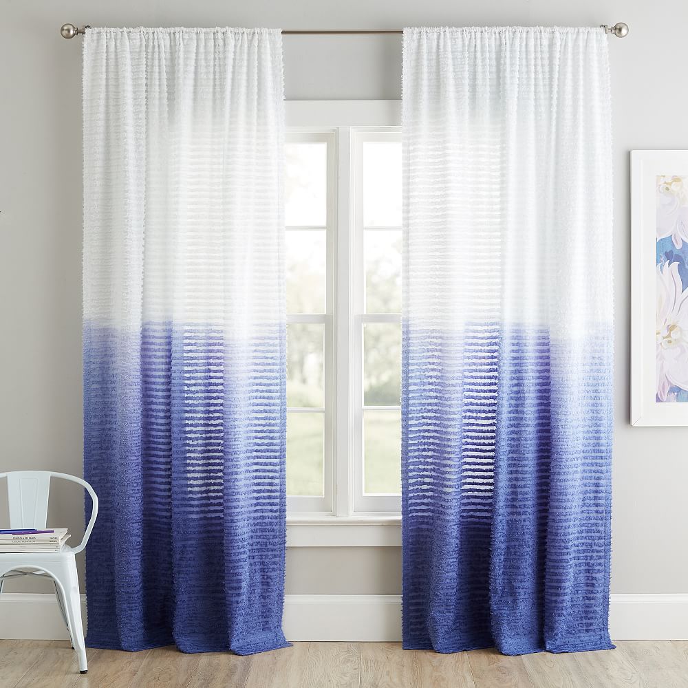 Textural Ombre Curtain Set