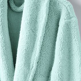 Classic Long Robe - Pale Seafoam