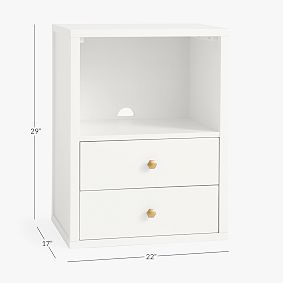 Keaton 2-Drawer Bookcase (22&quot;)