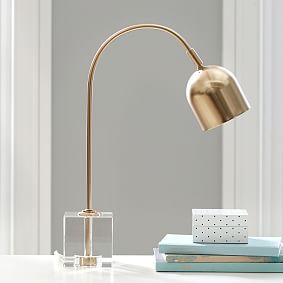 Crystal Cube Task Lamp