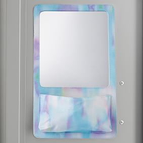 Watercolor Dream Cool Fabric Locker Pocket With Mirror