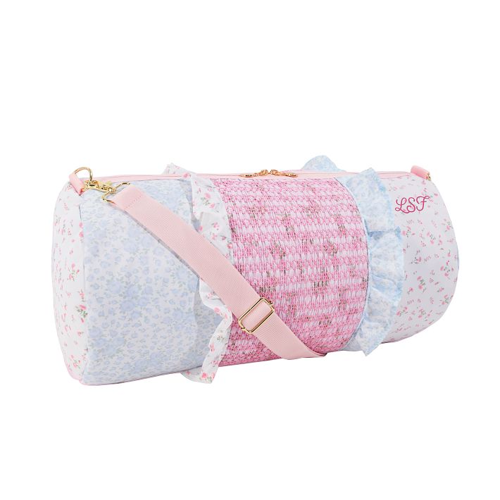 ポッタリーバーン＆LoveShackFancyrコラボ♪フリルDuffleバッグ LoveShackFancy Garden Party Damask Classic Duffle | Pottery