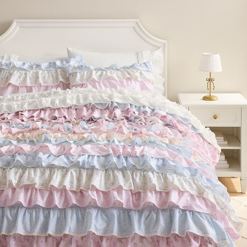 LoveShackFancy Tiered Ruffle Duvet Cover
