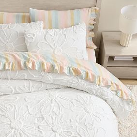 Multi Stripe Cotton Gauze Stripe Organic Sheet Set