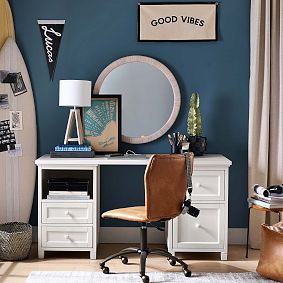 Beadboard Smart&#8482; Storage Desk (59.5&quot;)