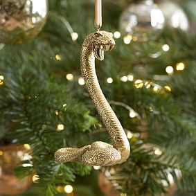 Harry Potter&#8482; Nagini&#8482; Antique Gold Ornament