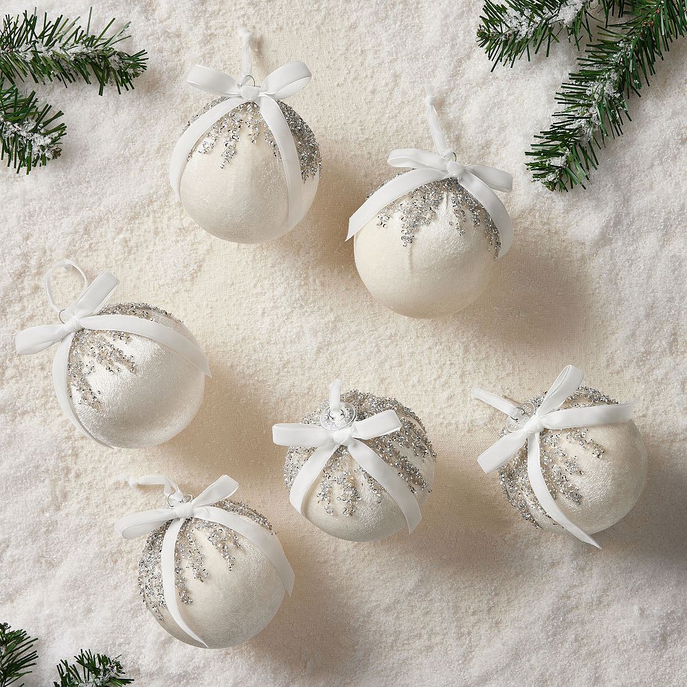 LoveShackFancy Round Ornaments - Set of 6