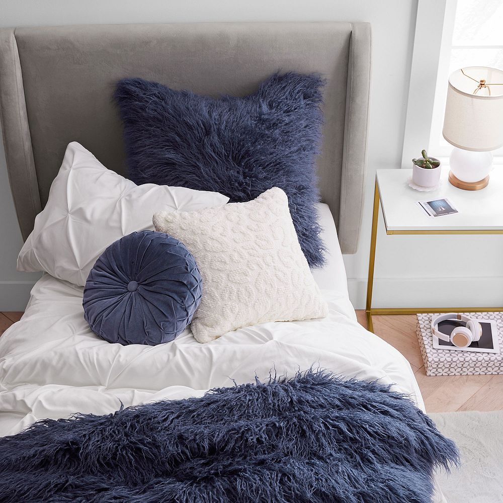 Faux Mongolian Fur Throw